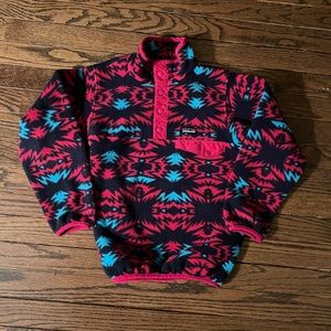 Patagonia Kid's Synchilla Aztec Snap-T Pullover Sz S(7-8)